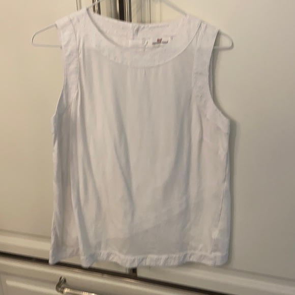 Vineyard Vines xs white sleeveless top - Picture 1 of 5